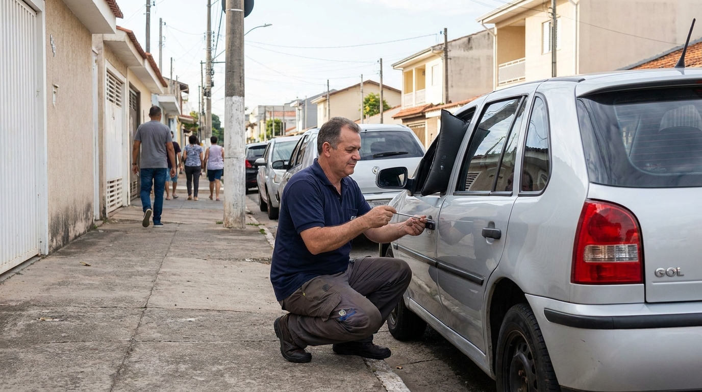 Abertura de Carros na Asa Norte‑DF
