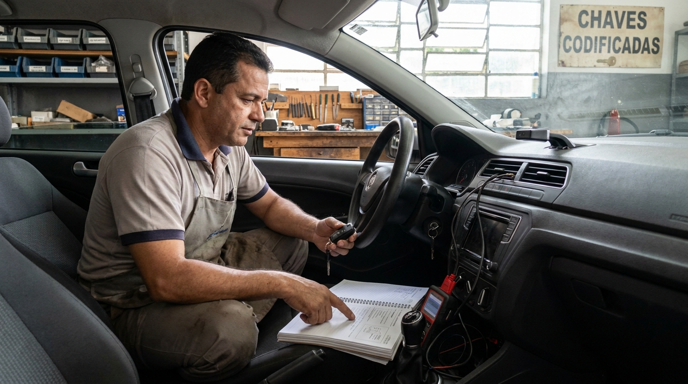 Chave Codificada profissional na Asa Norte‑DF