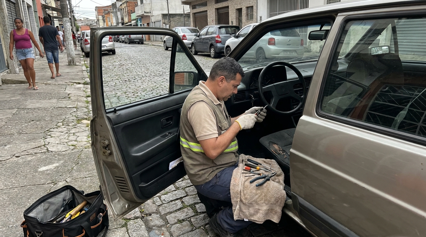 Extração de Chave Quebrada na Asa Norte‑DF
