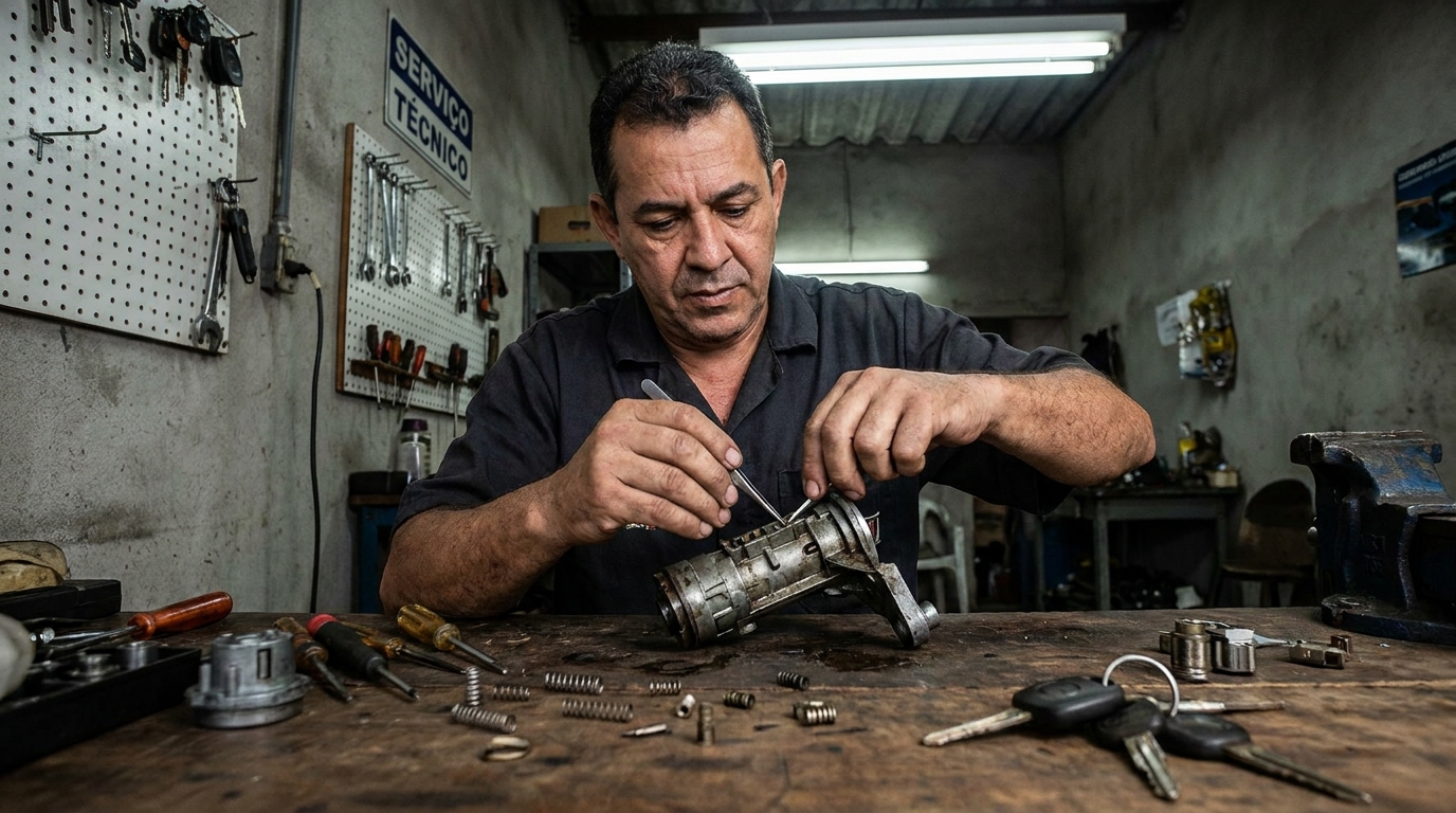 Troca de Segredo do Miolo da Porta profissional na Asa Norte‑DF
