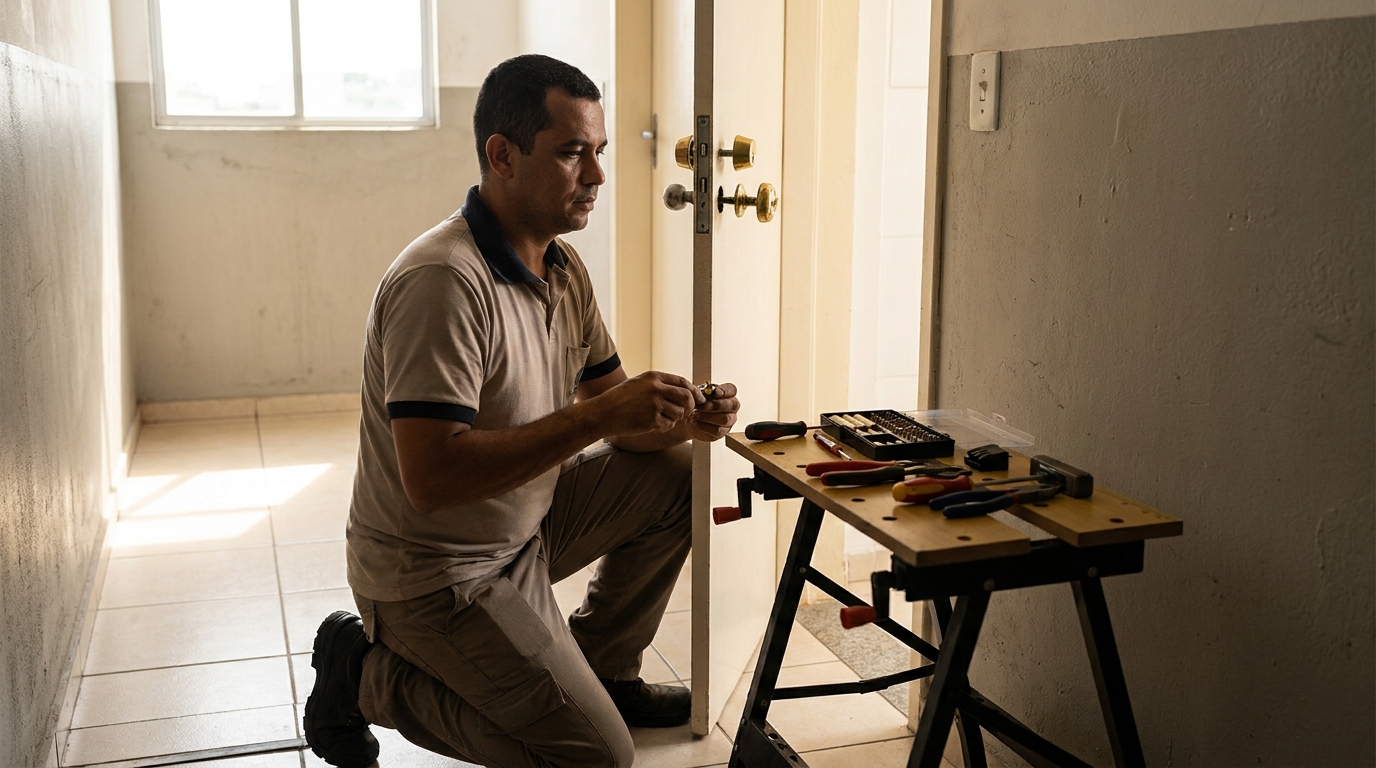 Troca de Segredo Residencial profissional na Asa Norte‑DF